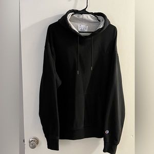 Large comfy black hoodie